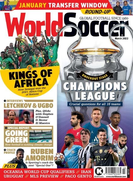 World Soccer – March 2022 Cover