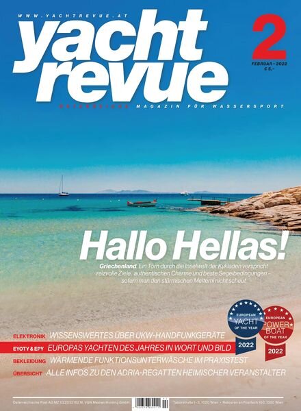 Yachtrevue – Februar 2022 Cover