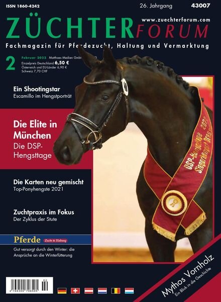 Zuchterforum – Februar 2022 Cover