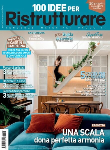 100 Idee per Ristrutturare – aprile 2022 Cover