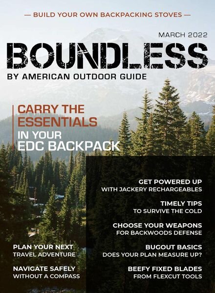 American Outdoor Guide Boundless – March 2022 Cover