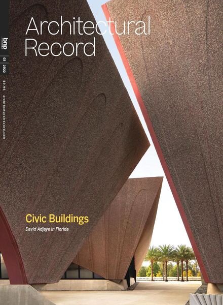Architectural Record – March 2022 Cover