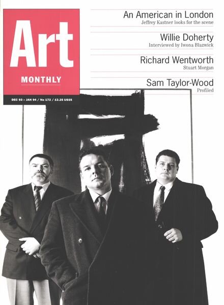 Art Monthly – December-January 1993-94 Cover