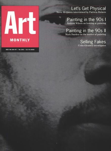 Art Monthly – December-January 1996-97 Cover