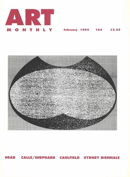 Art Monthly – February 1993 Cover