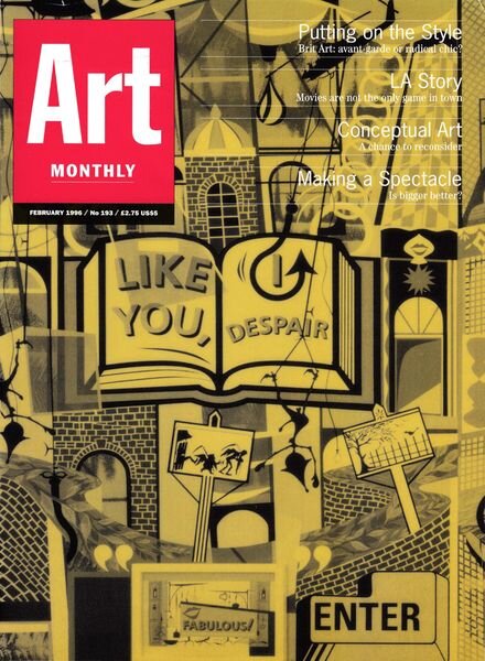 Art Monthly – February 1996 Cover
