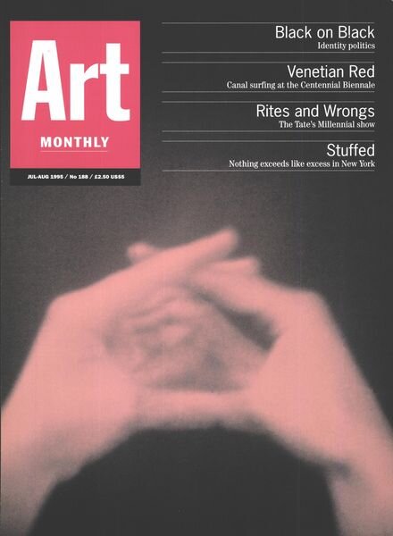Art Monthly – July-August 1995 Cover