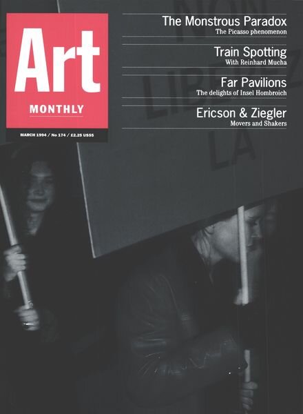 Art Monthly – March 1994 Cover