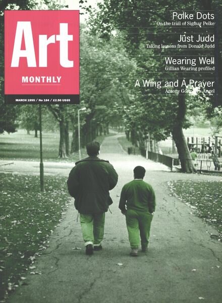 Art Monthly – March 1995 Cover