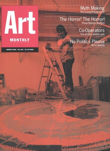 Art Monthly – March 1996 Cover