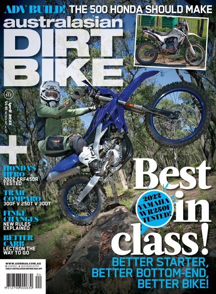 Australasian Dirt Bike – April 2022 Cover