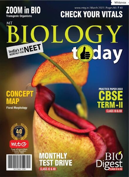 Biology Today – March 2022 Cover