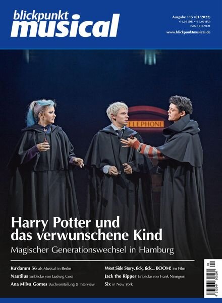 Blickpunkt Musical – 24 Februar 2022 Cover