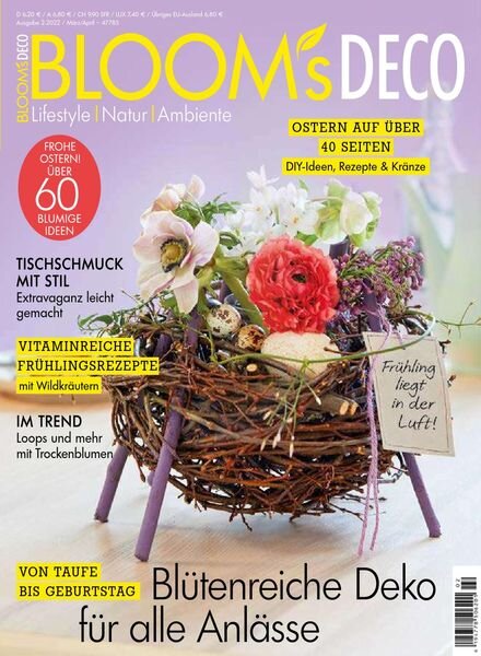 Bloom’s Deco – Marz-April 2022 Cover