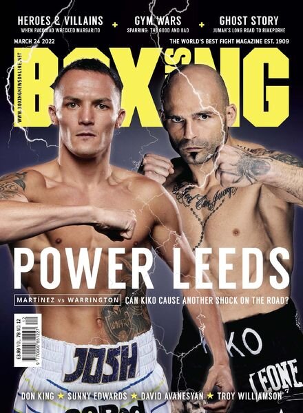 Boxing News – March 24 2022 Cover