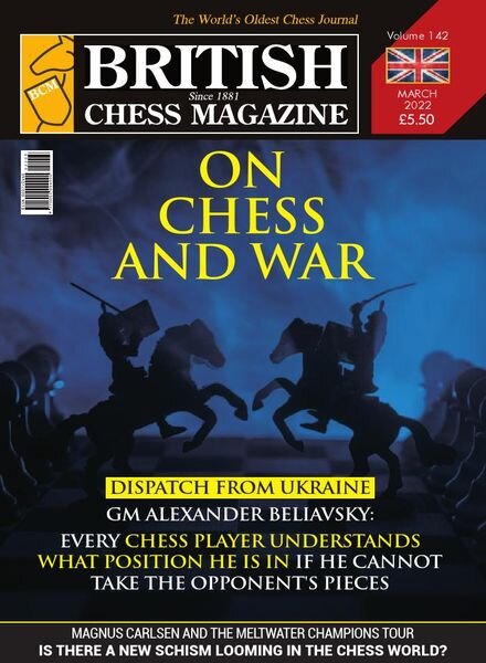 British Chess Magazine – March 2022 Cover