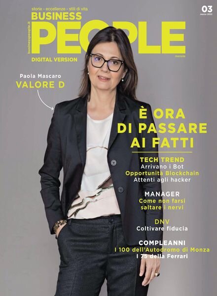 Business People – marzo 2022 Cover
