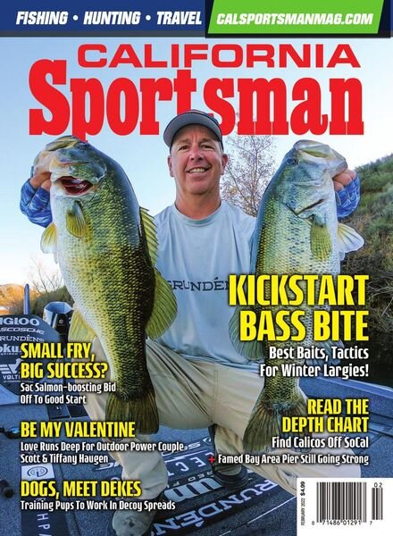 California Sportsman Mag – February 2022 Cover