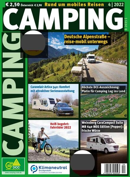 Camping Germany – April 2022 Cover