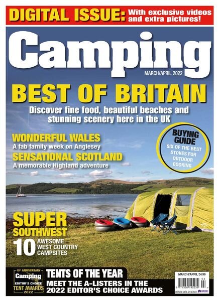 Camping – March-April 2022 Cover