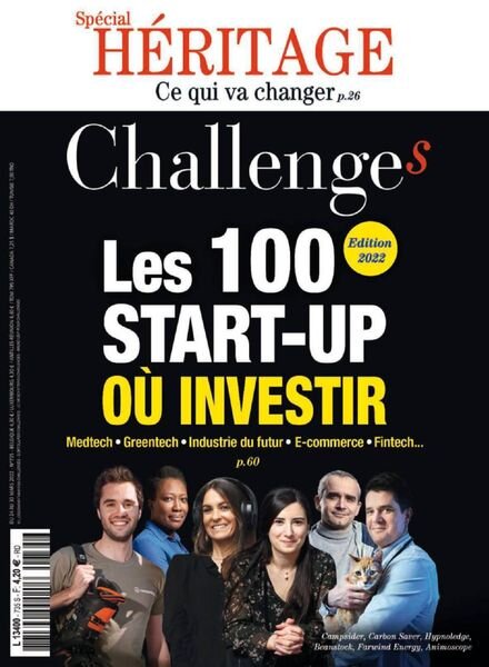 Challenges – 24 Mars 2022 Cover