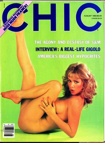 Chic Magazine – August 1983 Cover