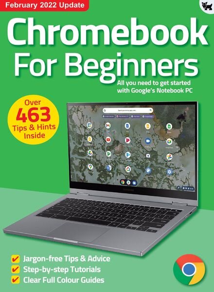 Chromebook For Beginners – February 2022 Cover