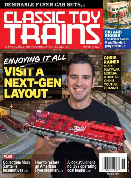 Classic Toy Trains – May-June 2022 Cover