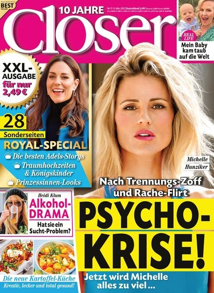 Closer Germany – 09 Marz 2022 Cover
