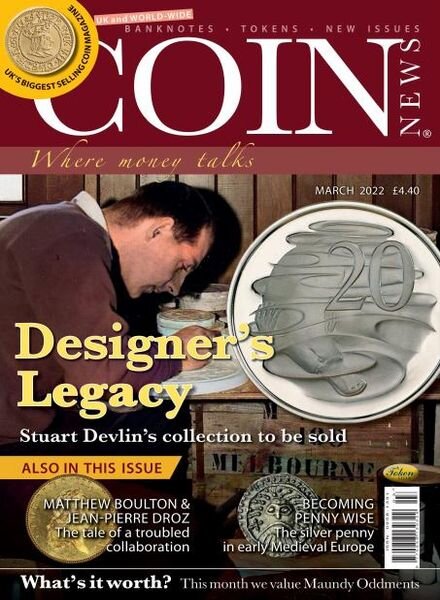 Coin News – March 2022 Cover