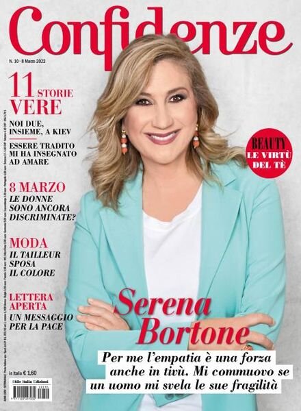 Confidenze – 08 marzo 2022 Cover