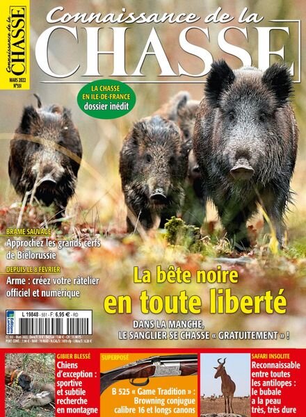 Connaissance de la Chasse – Mars 2022 Cover