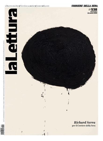 Corriere della Sera La Lettura – 20 Marzo 2022 Cover