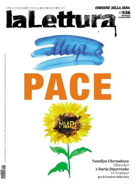 Corriere della Sera La Lettura – 6 Marzo 2022 Cover