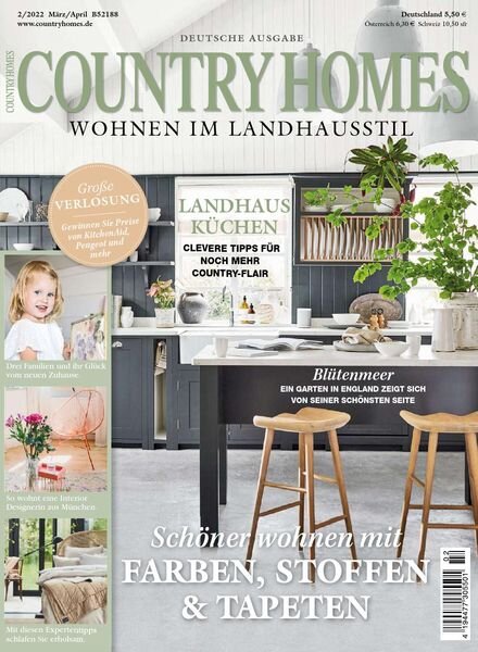 Country Homes Germany – Marz-April 2022 Cover