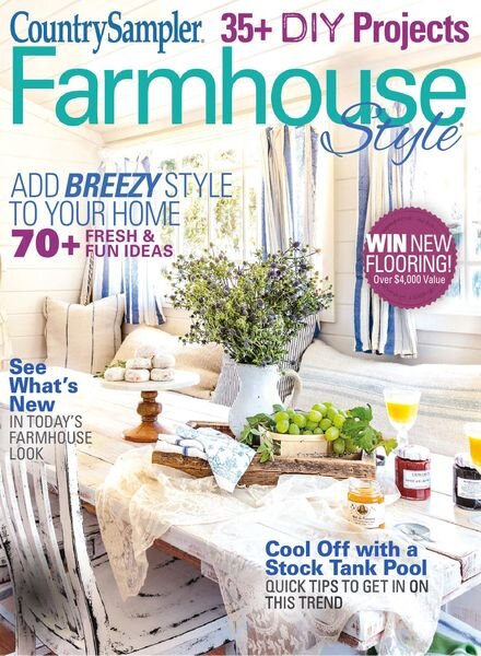 Country Sampler Farmhouse Style – June 2022 Cover