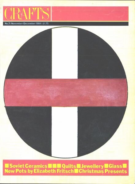 Crafts – November-December 1984 Cover