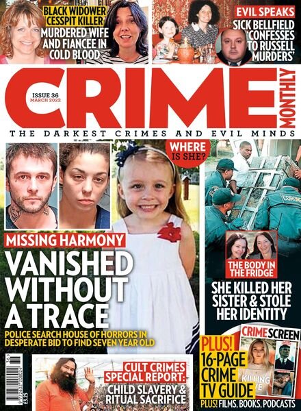Crime Monthly – March 2022 Cover