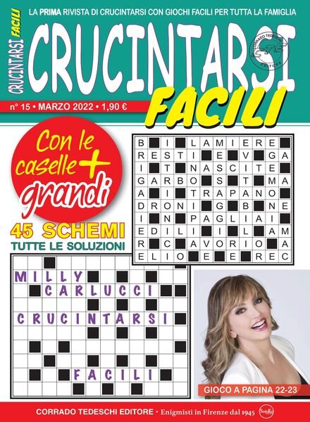 Crucintarsi Facili – febbraio 2022 Cover