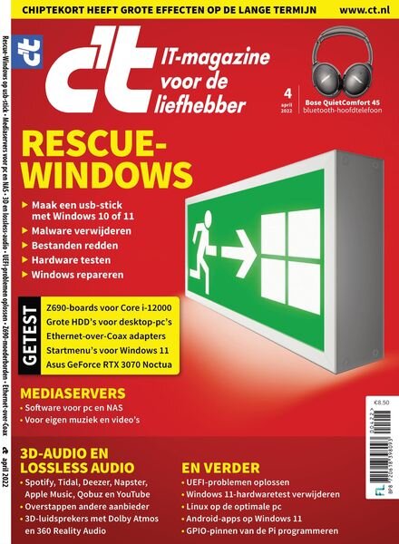 c’t Magazine Netherlands – april 2022 Cover