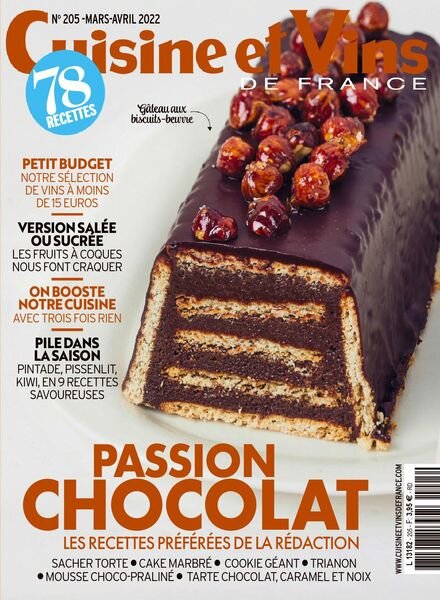Cuisine et Vins de France – mars 2022 Cover