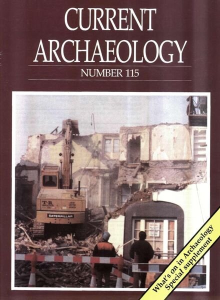 Current Archaeology – Issue 115 Cover