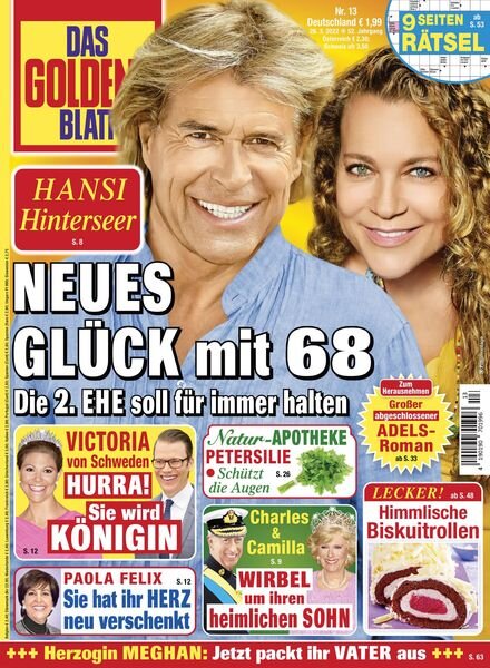 Das Goldene Blatt – 26 Marz 2022 Cover