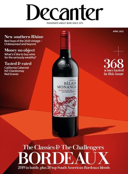 Decanter UK – April 2022 Cover