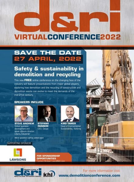 Demolition & Recycling International – January-February 2022 Cover