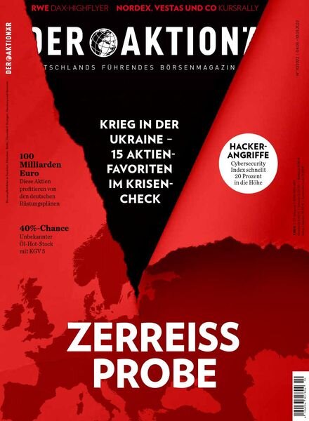Der Aktionar – 03 Marz 2022 Cover