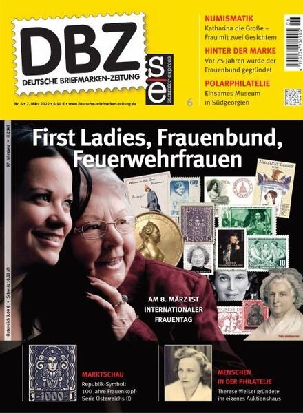Deutsche Briefmarken-Zeitung – Marz 2022 Cover
