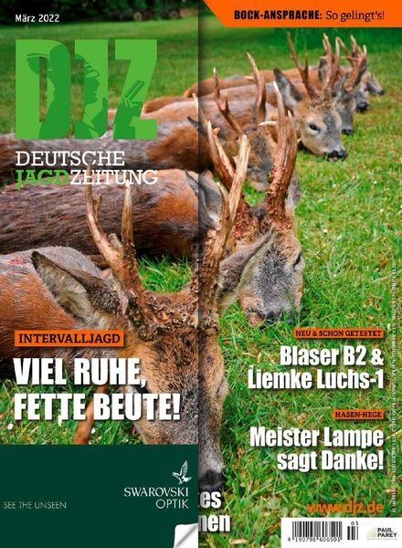 Deutsche Jagdzeitung – Marz 2022 Cover
