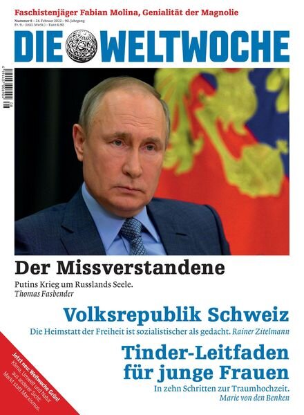Die Weltwoche – 24 Februar 2022 Cover