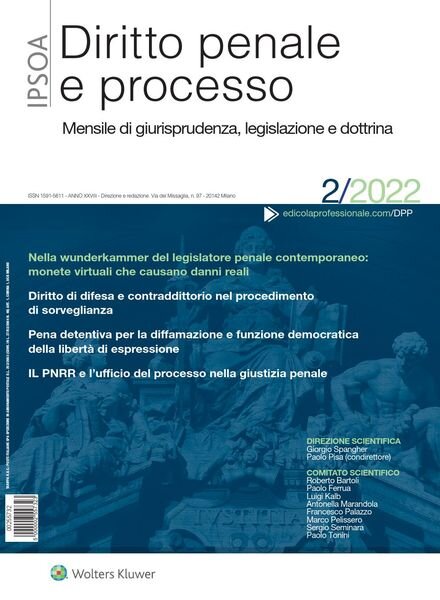 Diritto Penale e Processo – Febbraio 2022 Cover